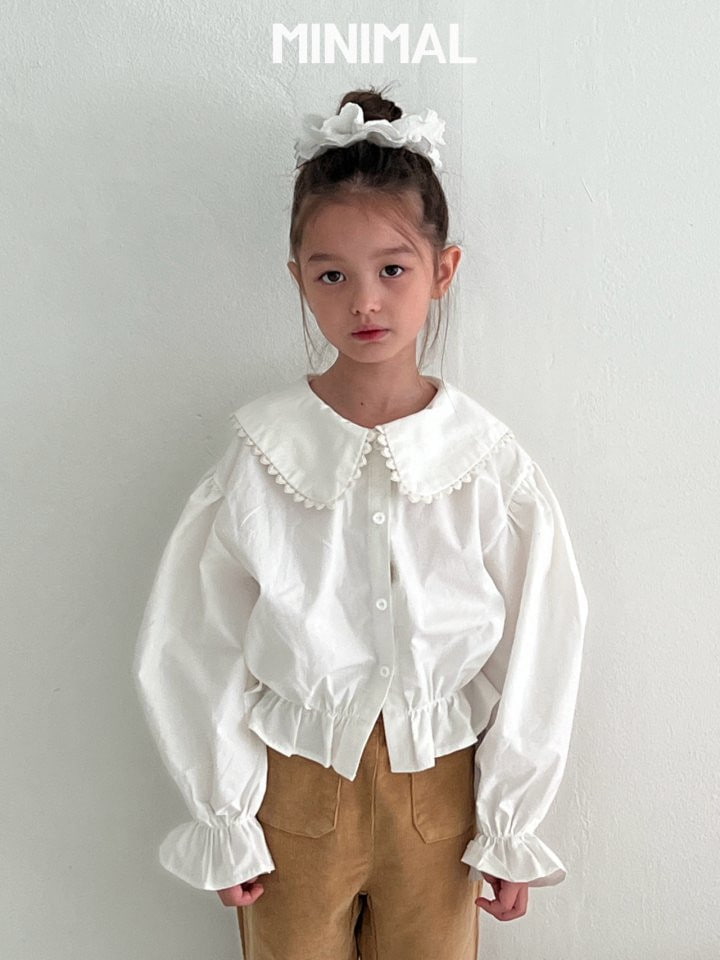 Minimal - Korean Children Fashion - #childofig - Sailor Lace Blouse - 11