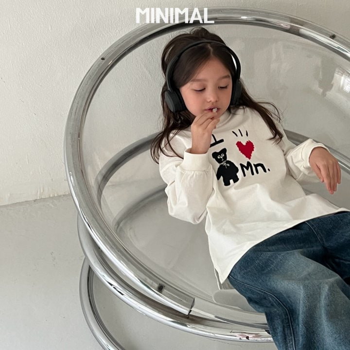 Minimal - Korean Children Fashion - #childofig - Y2K I Love Tee - 4