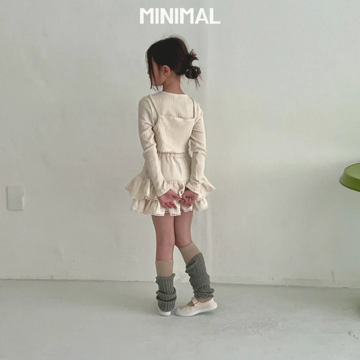 Minimal - Korean Children Fashion - #childrensboutique - Reese Combi Tee with Bustier - 3