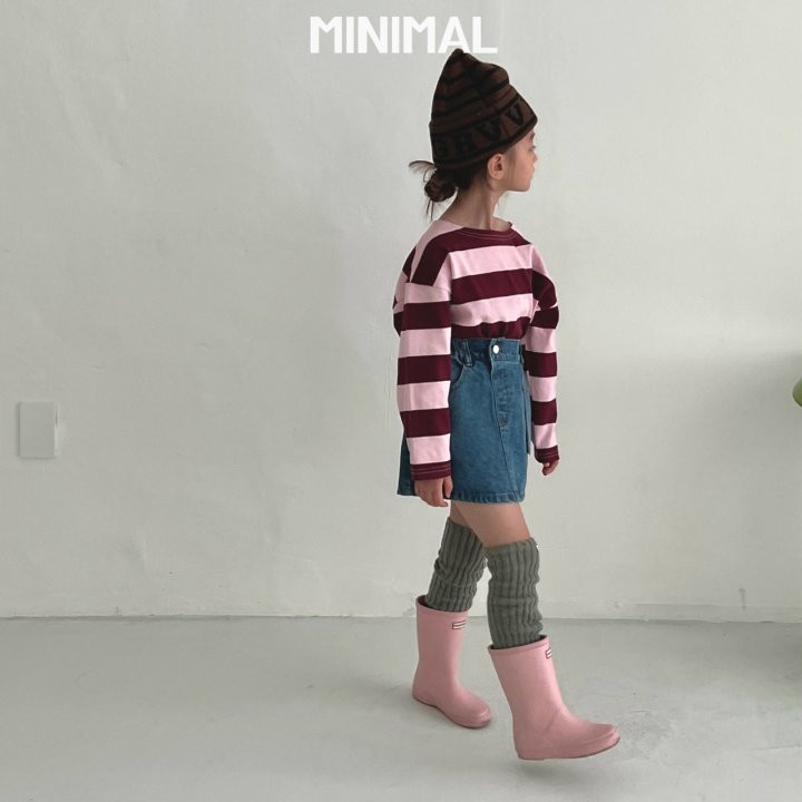 Minimal - Korean Children Fashion - #childrensboutique - Pocket Denim Skirt - 5