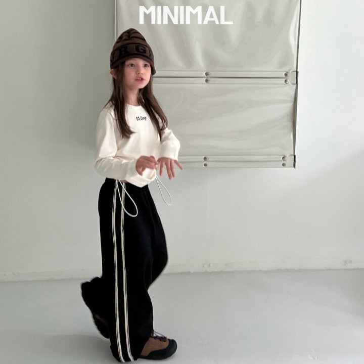 Minimal - Korean Children Fashion - #designkidswear - Line String Pants - 5