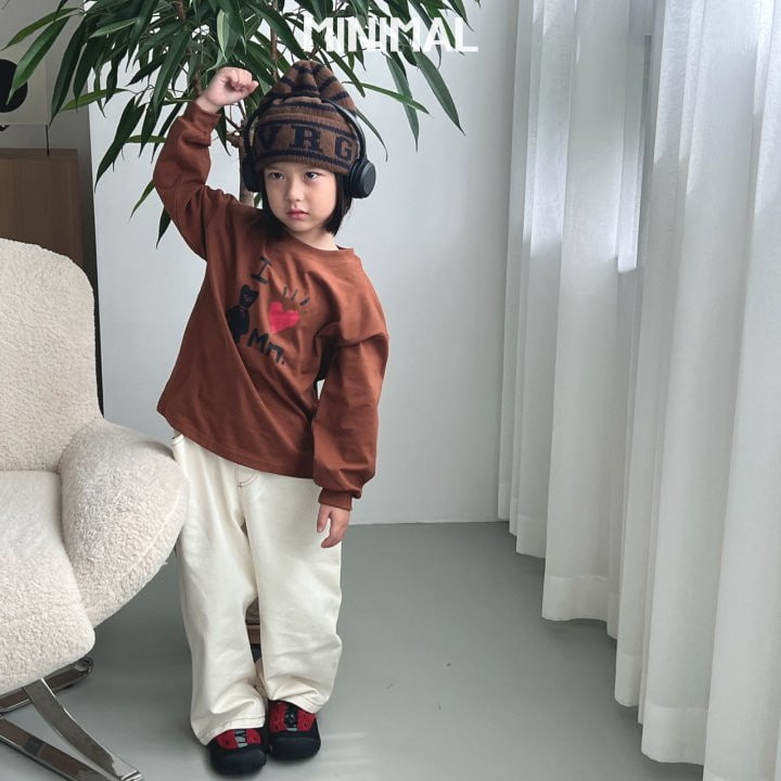 Minimal - Korean Children Fashion - #fashionkids - Y2K I Love Tee - 7