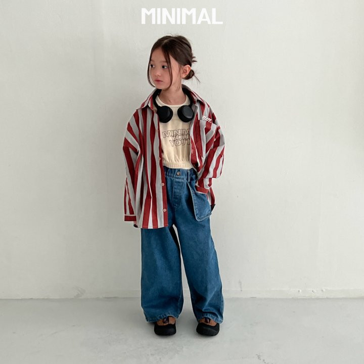 Minimal - Korean Children Fashion - #fashionkids - Combi Embroidery Shirt - 5