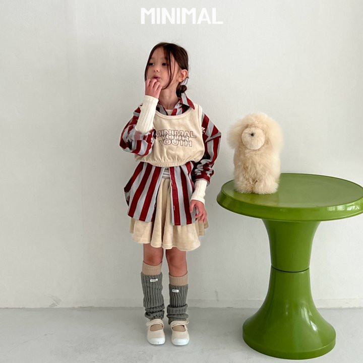 Minimal - Korean Children Fashion - #kidsstore - Combi Embroidery Shirt - 7