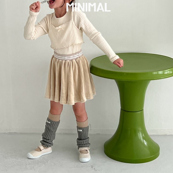 Minimal - Korean Children Fashion - #kidzfashiontrend - Veloure Tennis Skirt - 11