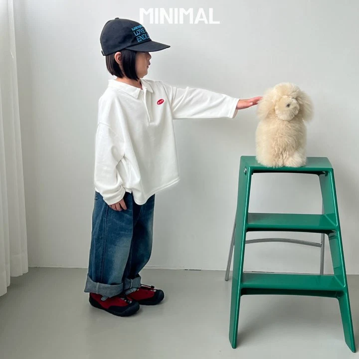 Minimal - Korean Children Fashion - #kidzfashiontrend - Minimal Collar Tee - 3