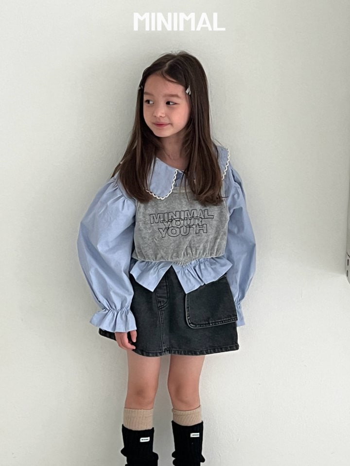 Minimal - Korean Children Fashion - #kidzfashiontrend - Sailor Lace Blouse - 2