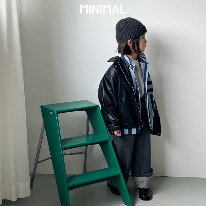 Minimal - Korean Children Fashion - #littlefashionista - Leather Boy Jumper - 8