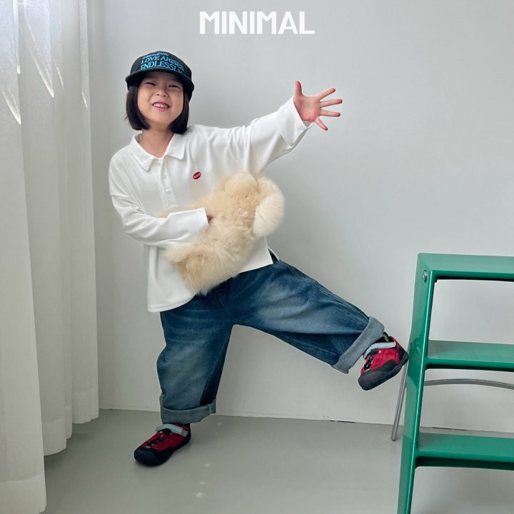 Minimal - Korean Children Fashion - #magicofchildhood - Minimal Collar Tee - 6