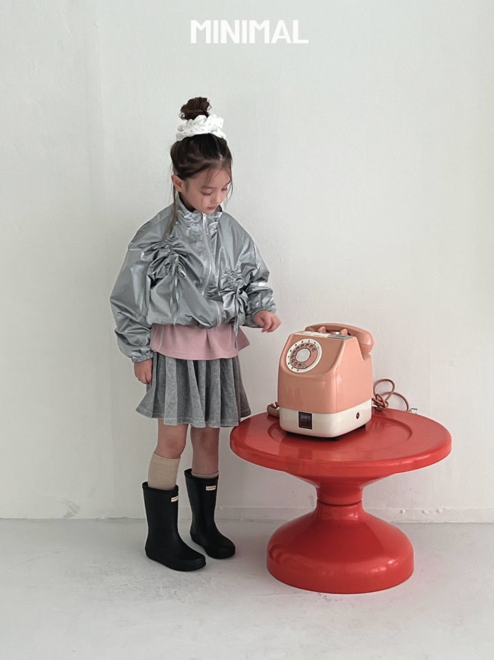 Minimal - Korean Children Fashion - #minifashionista - Unique String Blouson - 2