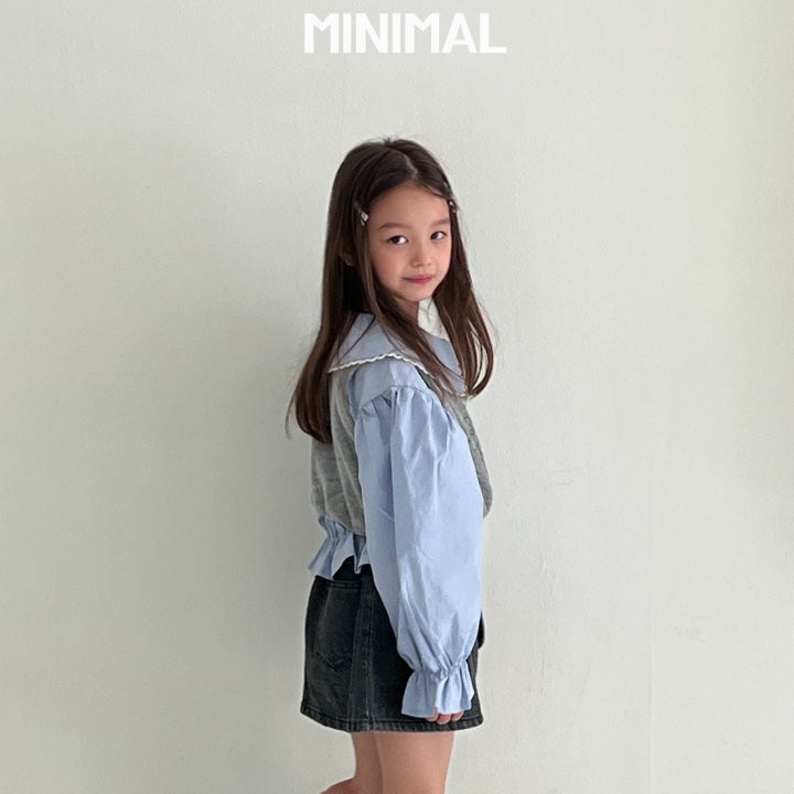 Minimal - Korean Children Fashion - #minifashionista - Sailor Lace Blouse - 6