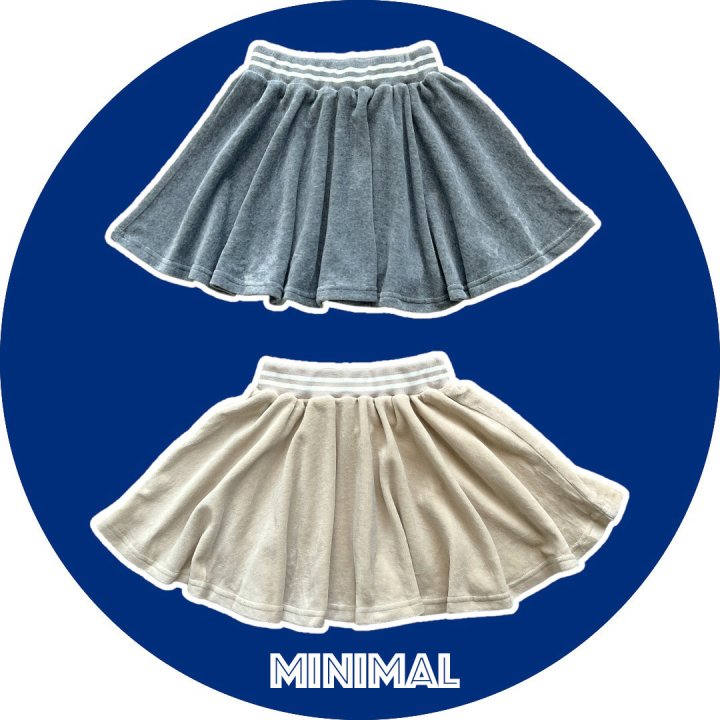 Minimal - Korean Children Fashion - #todddlerfashion - Veloure Tennis Skirt