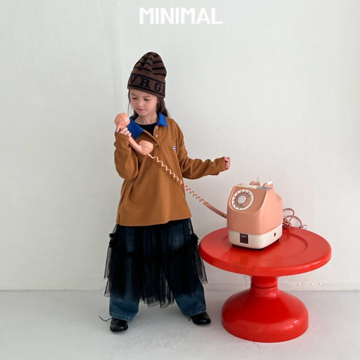 Minimal - Korean Children Fashion - #todddlerfashion - Minimal Collar Tee - 9