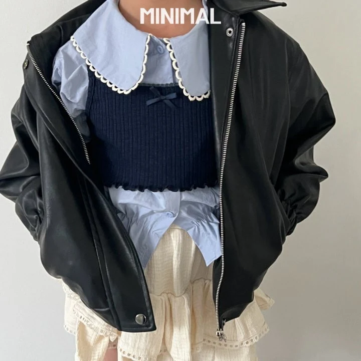 Minimal - Korean Children Fashion - #toddlerclothing - Sailor Lace Blouse - 9