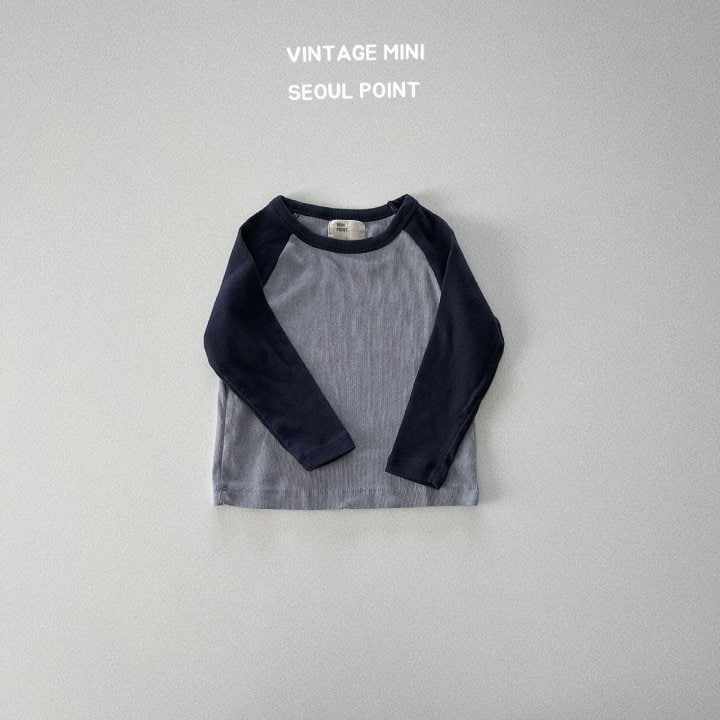 Minipoint - Korean Children Fashion - #Kfashion4kids - Slim Raglan Tee - 3