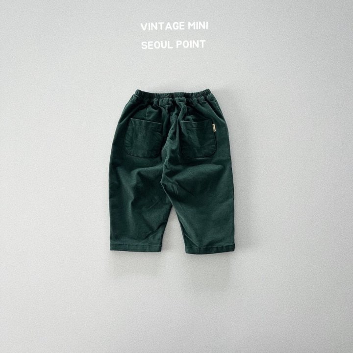 Minipoint - Korean Children Fashion - #childrensboutique - Green Pants - 3