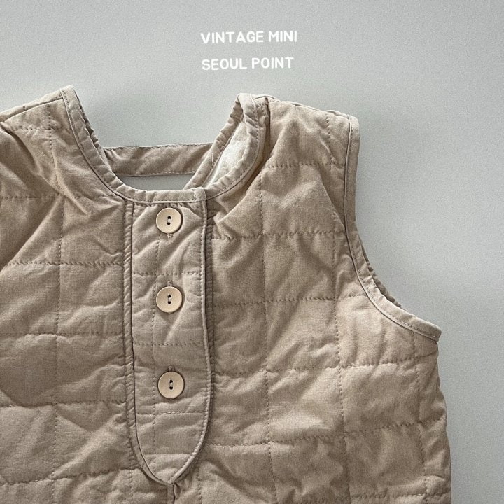 Minipoint - Korean Children Fashion - #designkidswear - Button Vest - 5