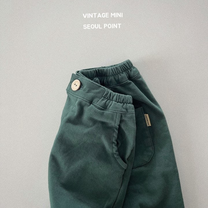 Minipoint - Korean Children Fashion - #childrensboutique - Green Pants - 4