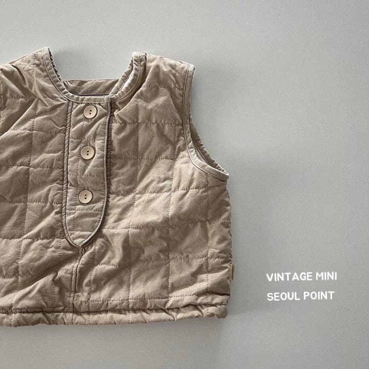 Minipoint - Korean Children Fashion - #discoveringself - Button Vest - 6