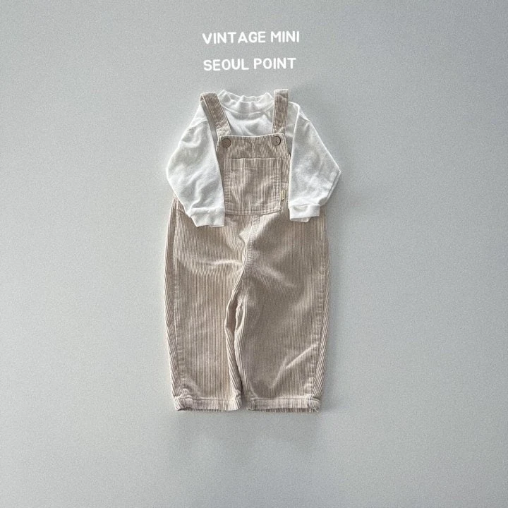 Minipoint - Korean Children Fashion - #discoveringself - One Wide Overalls - 3