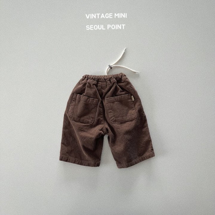 Minipoint - Korean Children Fashion - #discoveringself - String Corduroy Pants - 7