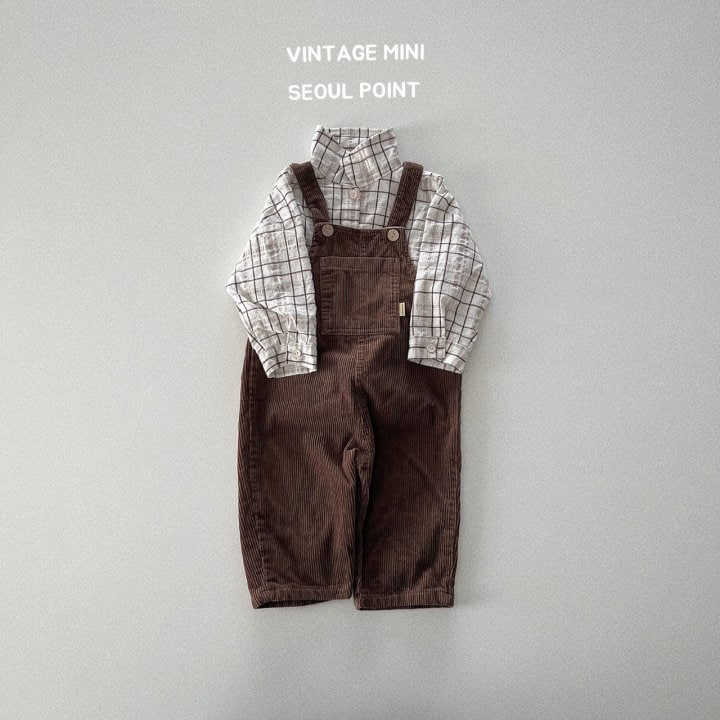 Minipoint - Korean Children Fashion - #discoveringself - One Wide Overalls - 4