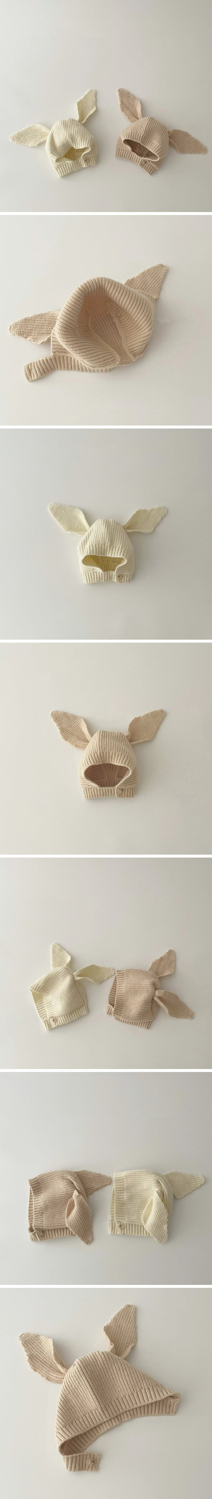 Miso - Korean Baby Fashion - #babyoninstagram - Rabbit Knit Bonnet