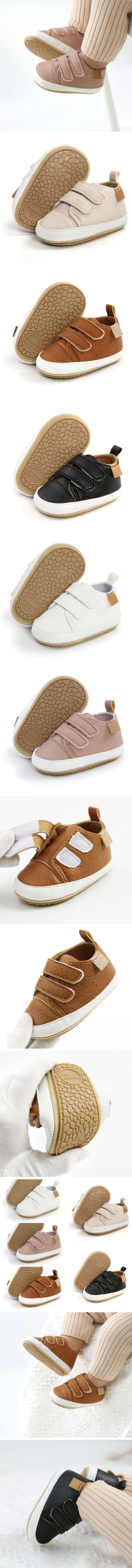 Miso - Korean Baby Fashion - #babyoutfit - Bebe Two Straps Sneakers