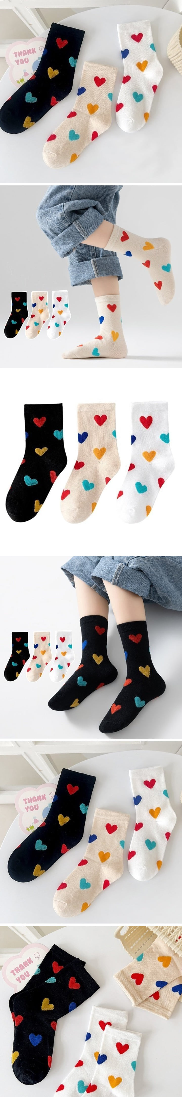 Miso - Korean Children Fashion - #Kfashion4kids - Love Socks