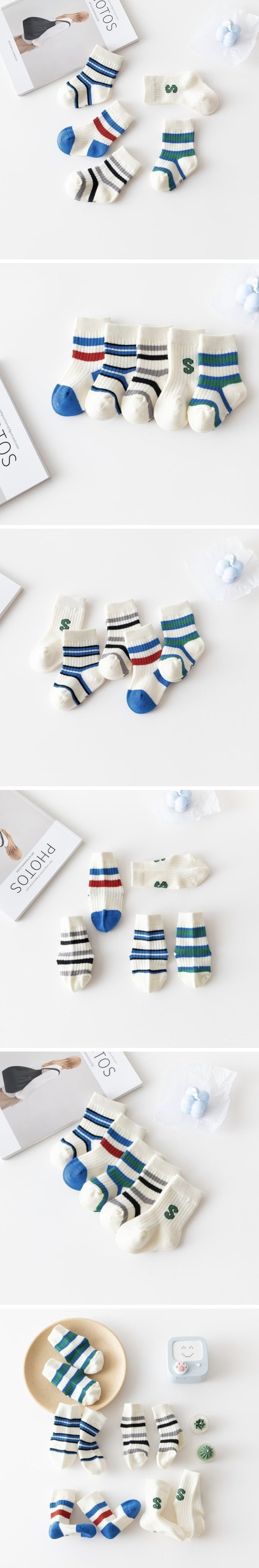 Miso - Korean Children Fashion - #fashionkids - Robin Socks Set