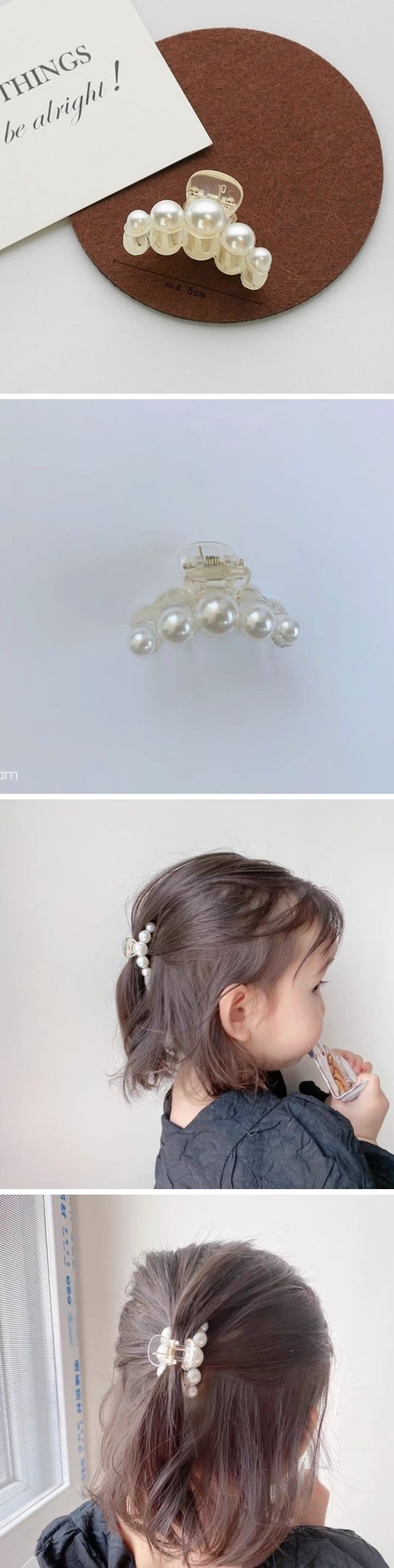 Miso - Korean Children Fashion - #stylishchildhood - Pearl Hairpin