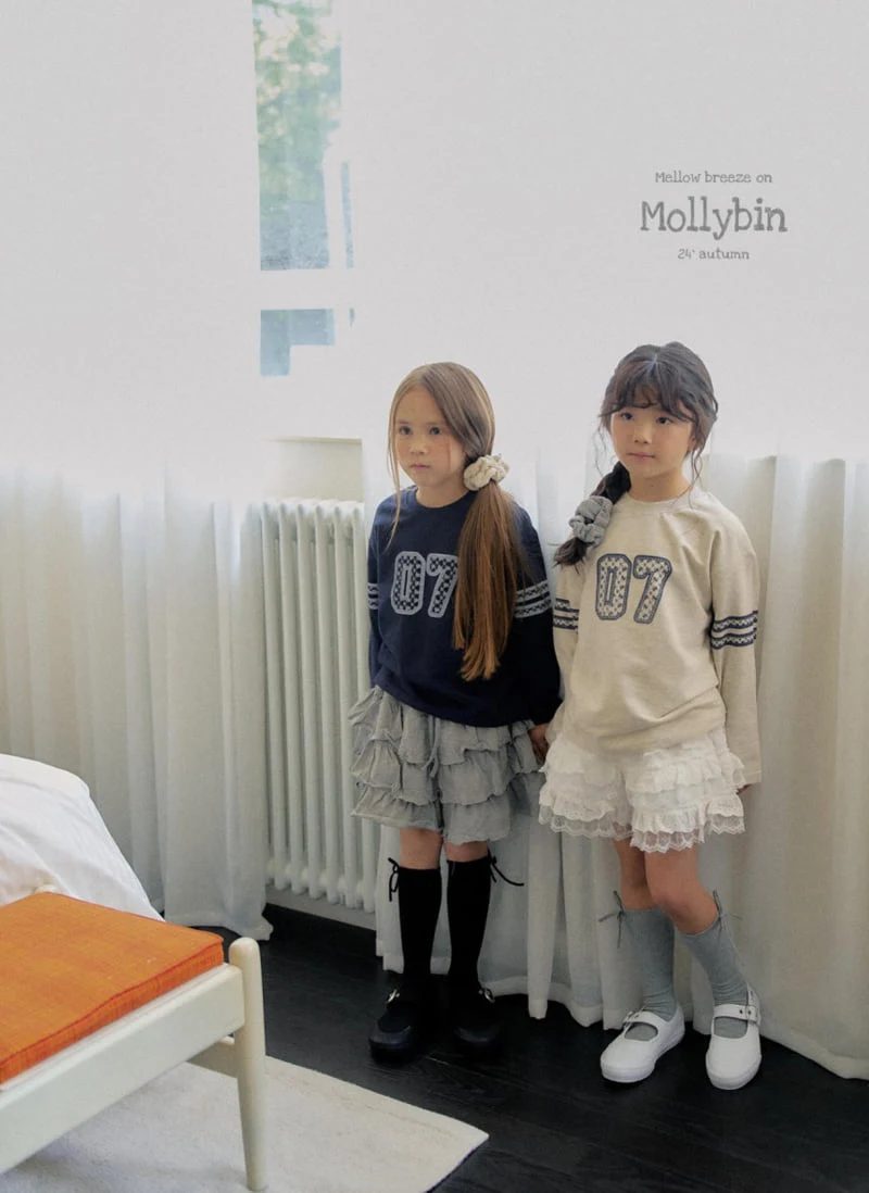 Mollybin - Korean Children Fashion - #Kfashion4kids - Number Lace Tee - 6