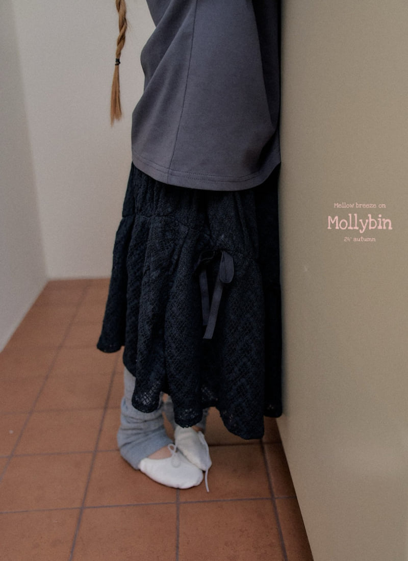 Mollybin - Korean Children Fashion - #childofig - Nunu Ribbon Skirt - 9