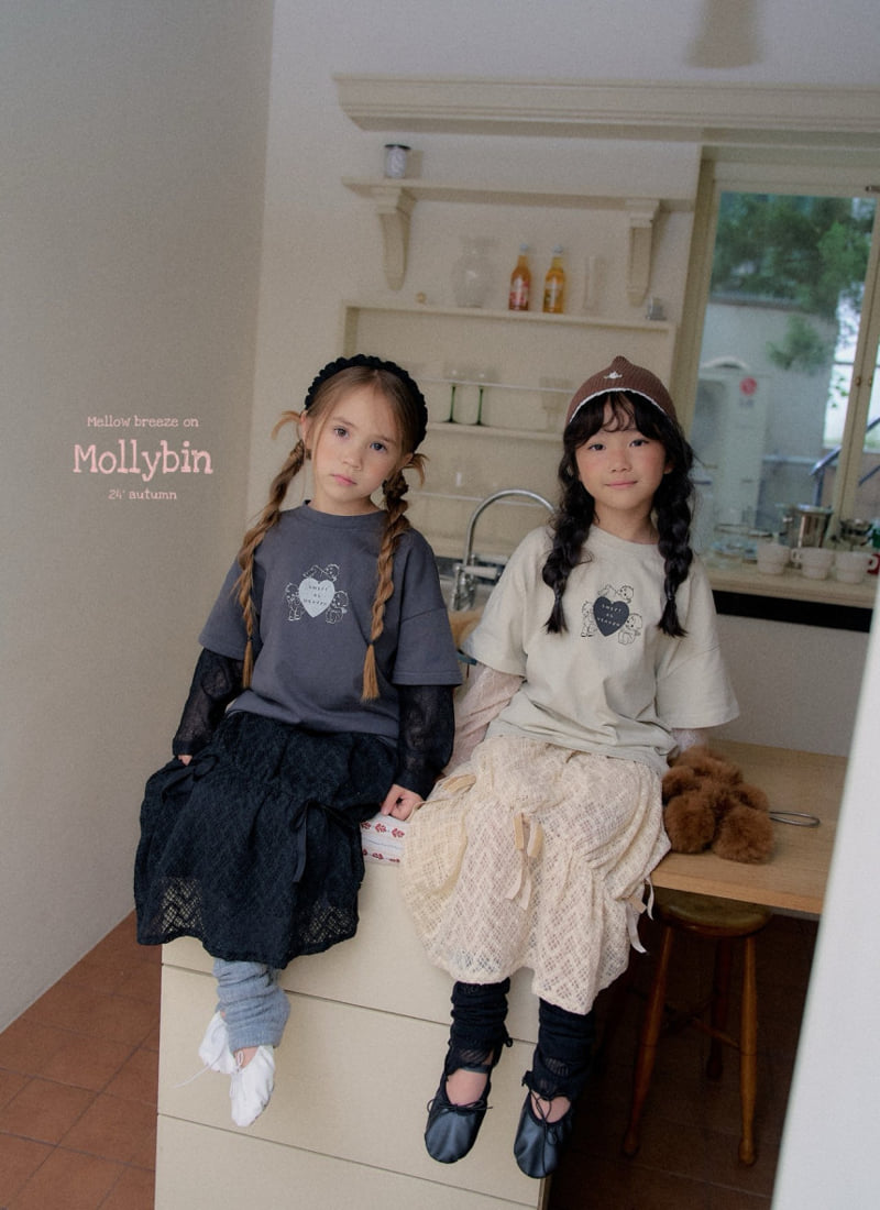 Mollybin - Korean Children Fashion - #designkidswear - Nunu Ribbon Skirt - 12