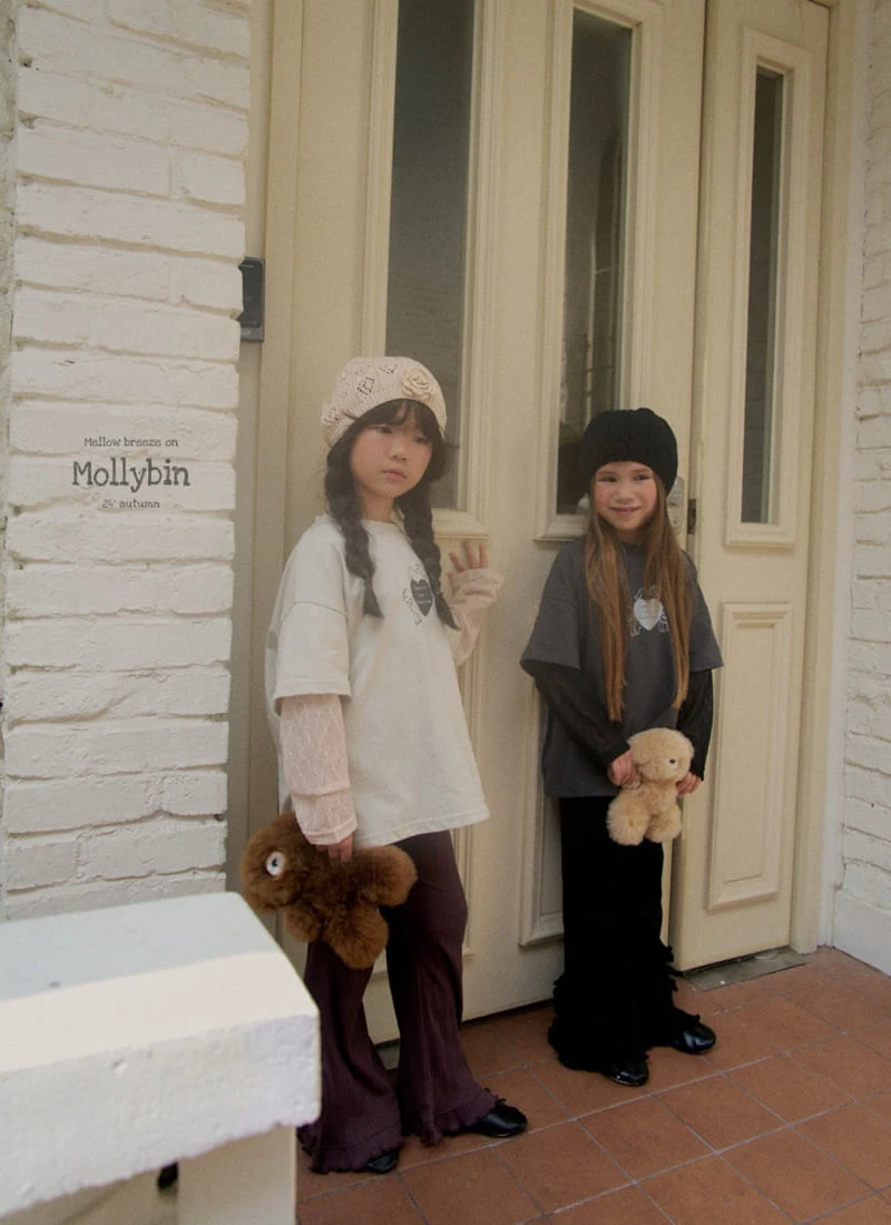 Mollybin - Korean Children Fashion - #kidsshorts - Frill Slit Pants - 10