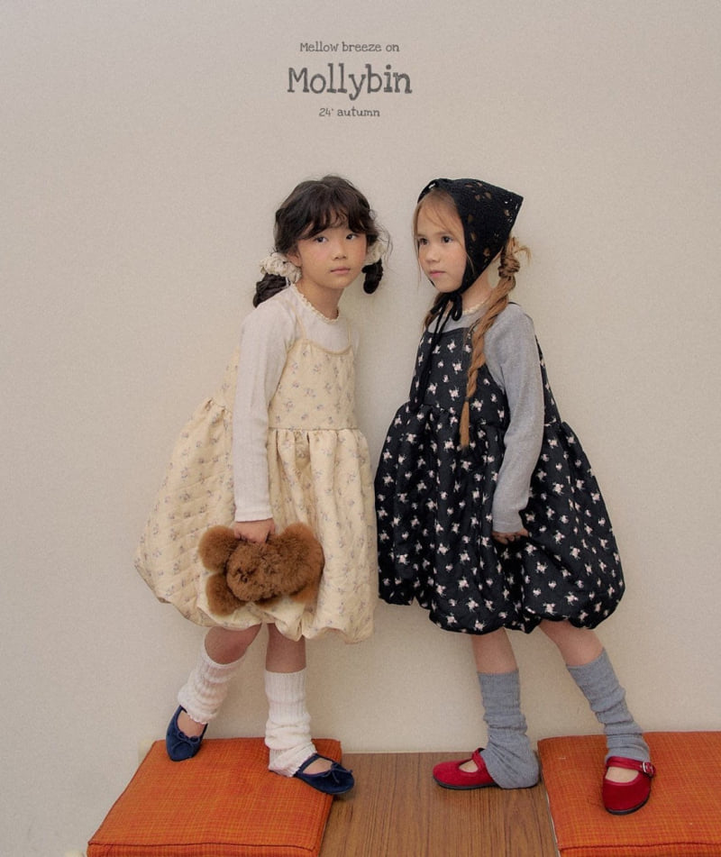 Mollybin - Korean Children Fashion - #kidzfashiontrend - Marie Pumpkin Dress - 2