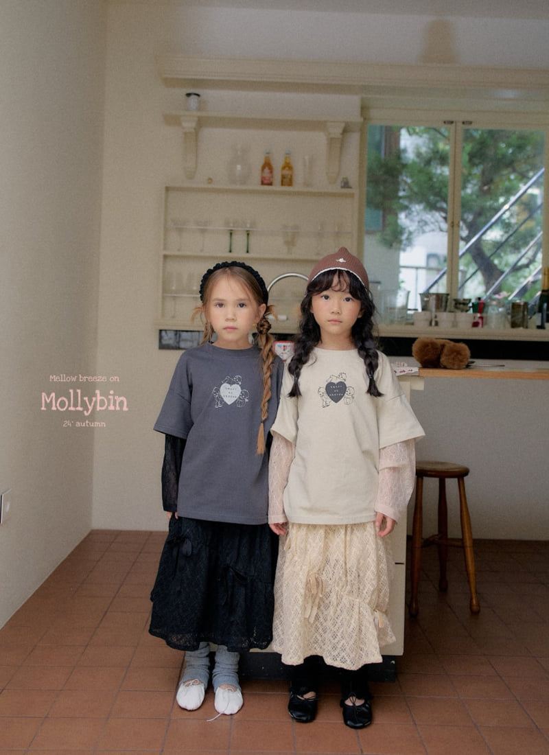 Mollybin - Korean Children Fashion - #littlefashionista - Nunu Ribbon Skirt - 5