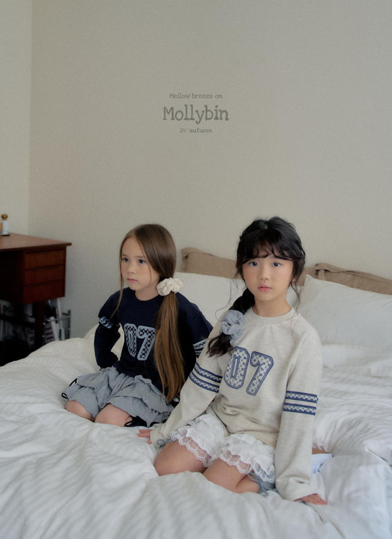 Mollybin - Korean Children Fashion - #littlefashionista - Number Lace Tee - 7