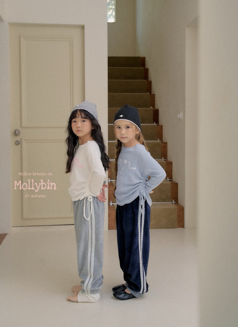 Mollybin - Korean Children Fashion - #magicofchildhood - Ribbon Shirring Tee - 11