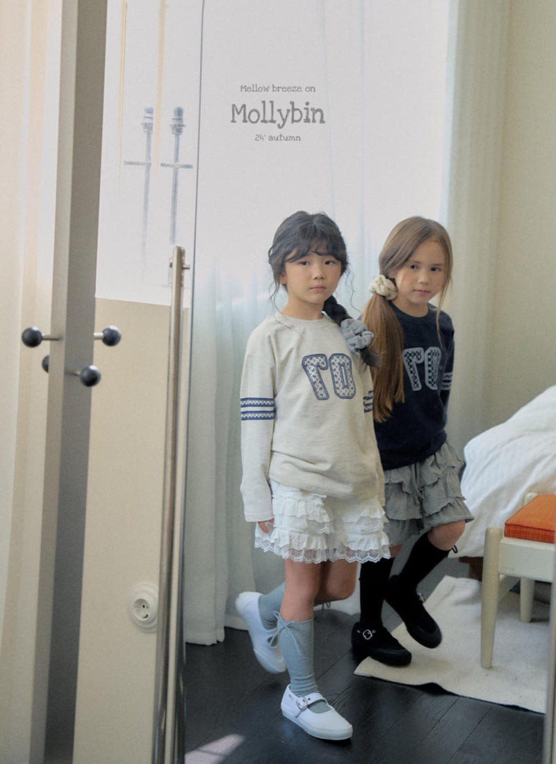 Mollybin - Korean Children Fashion - #todddlerfashion - Number Lace Tee - 11