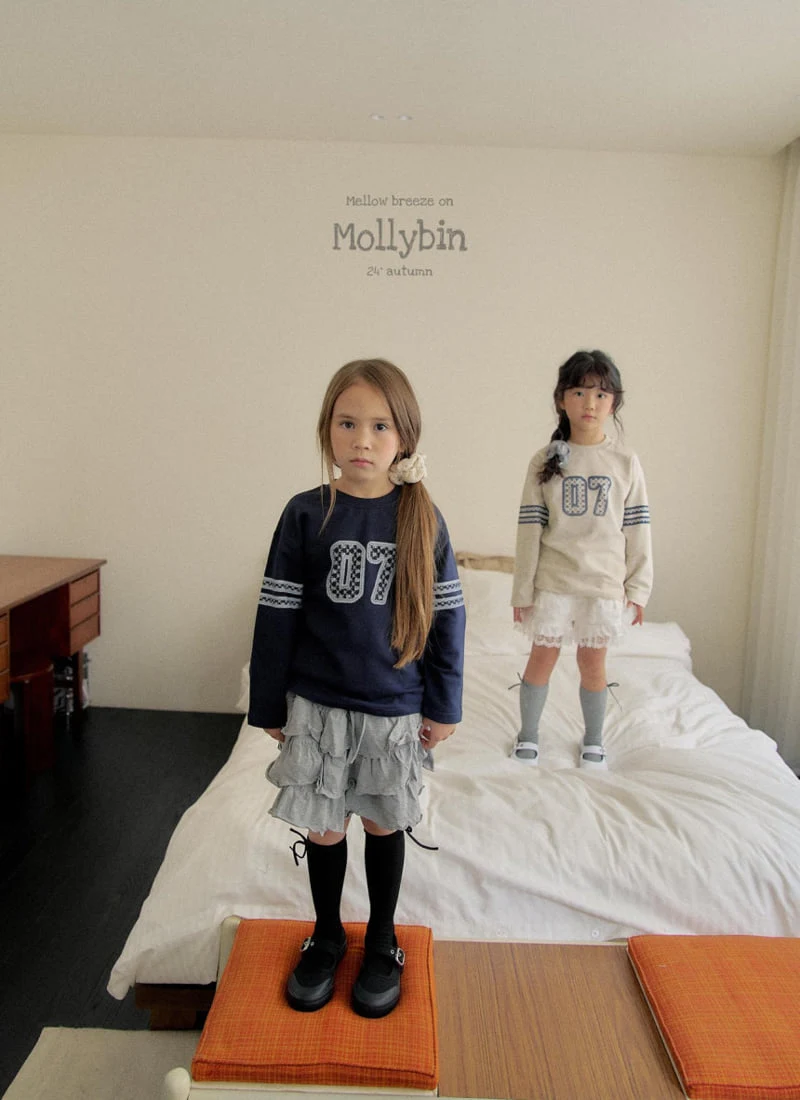 Mollybin - Korean Children Fashion - #toddlerclothing - Number Lace Tee - 12