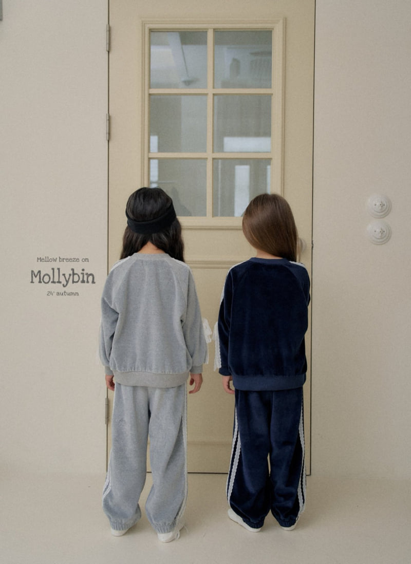 Mollybin - Korean Children Fashion - #toddlerclothing - Velvet Lace Pants with Mom - 11