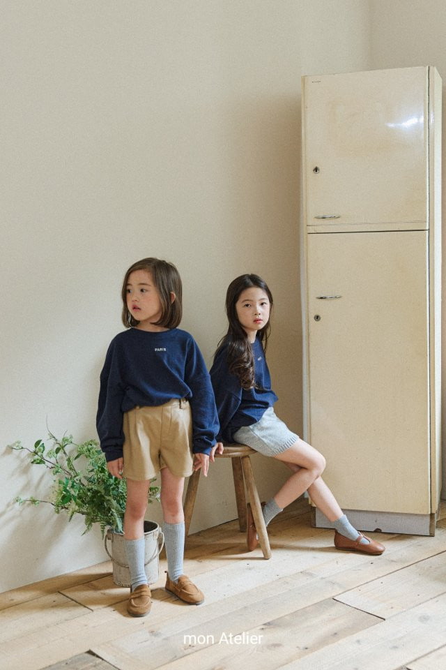 Mon Atelier - Korean Children Fashion - #Kfashion4kids - Simple Knit Skirt