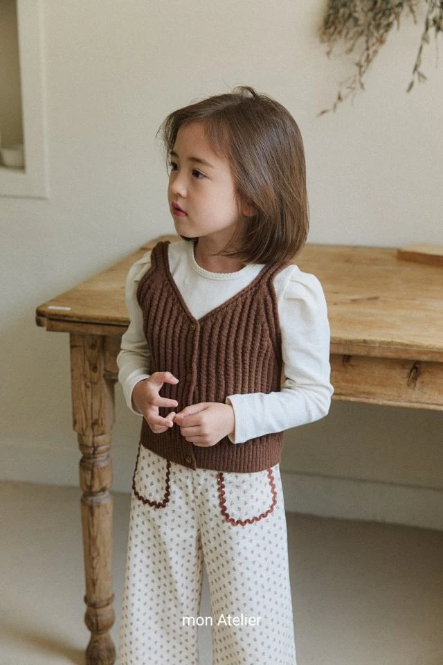 Mon Atelier - Korean Children Fashion - #Kfashion4kids - Sunup Vest - 11