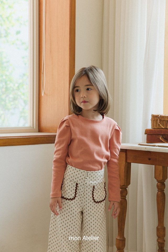 Mon Atelier - Korean Children Fashion - #Kfashion4kids - Flower Pants - 8