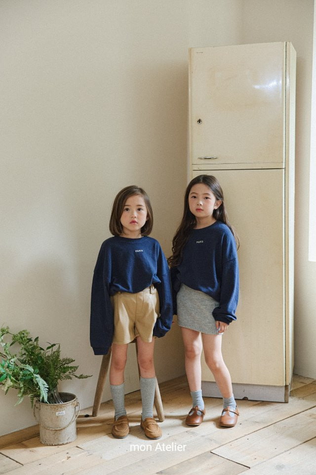 Mon Atelier - Korean Children Fashion - #Kfashion4kids - Paris Sweatshirts - 7