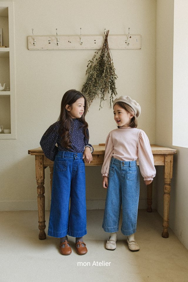 Mon Atelier - Korean Children Fashion - #Kfashion4kids - It Item Denim Pants - 5