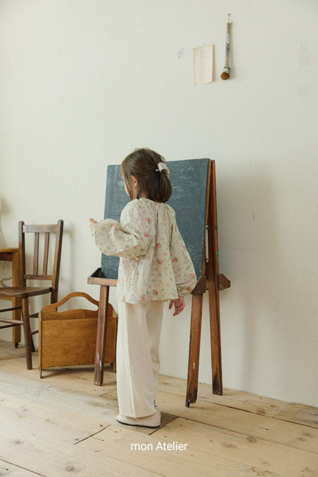 Mon Atelier - Korean Children Fashion - #stylishchildhood - Love You Pants - 4