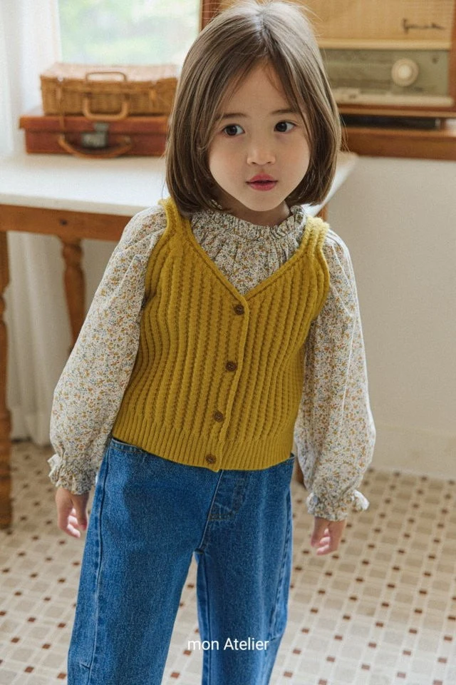 Mon Atelier - Korean Children Fashion - #childofig - Sunup Vest - 2