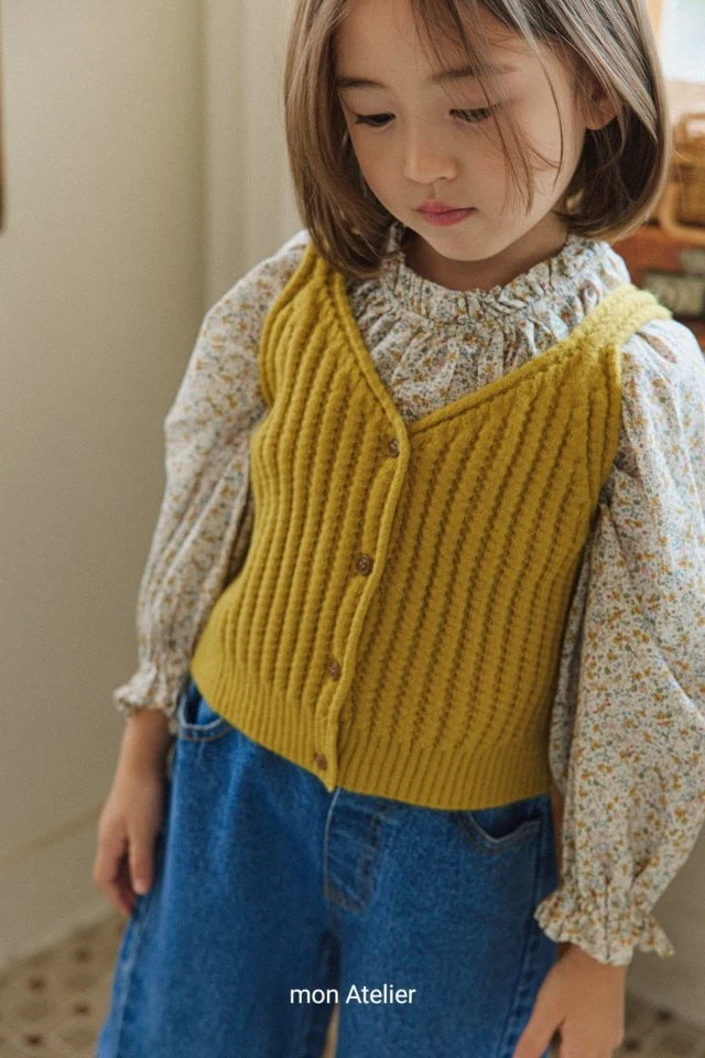 Mon Atelier - Korean Children Fashion - #childofig - Sunup Vest - 3